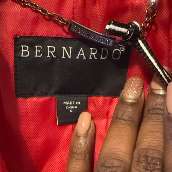 Bernardo Vibrant Red Women's Trench Coat - Picture 2 of 12